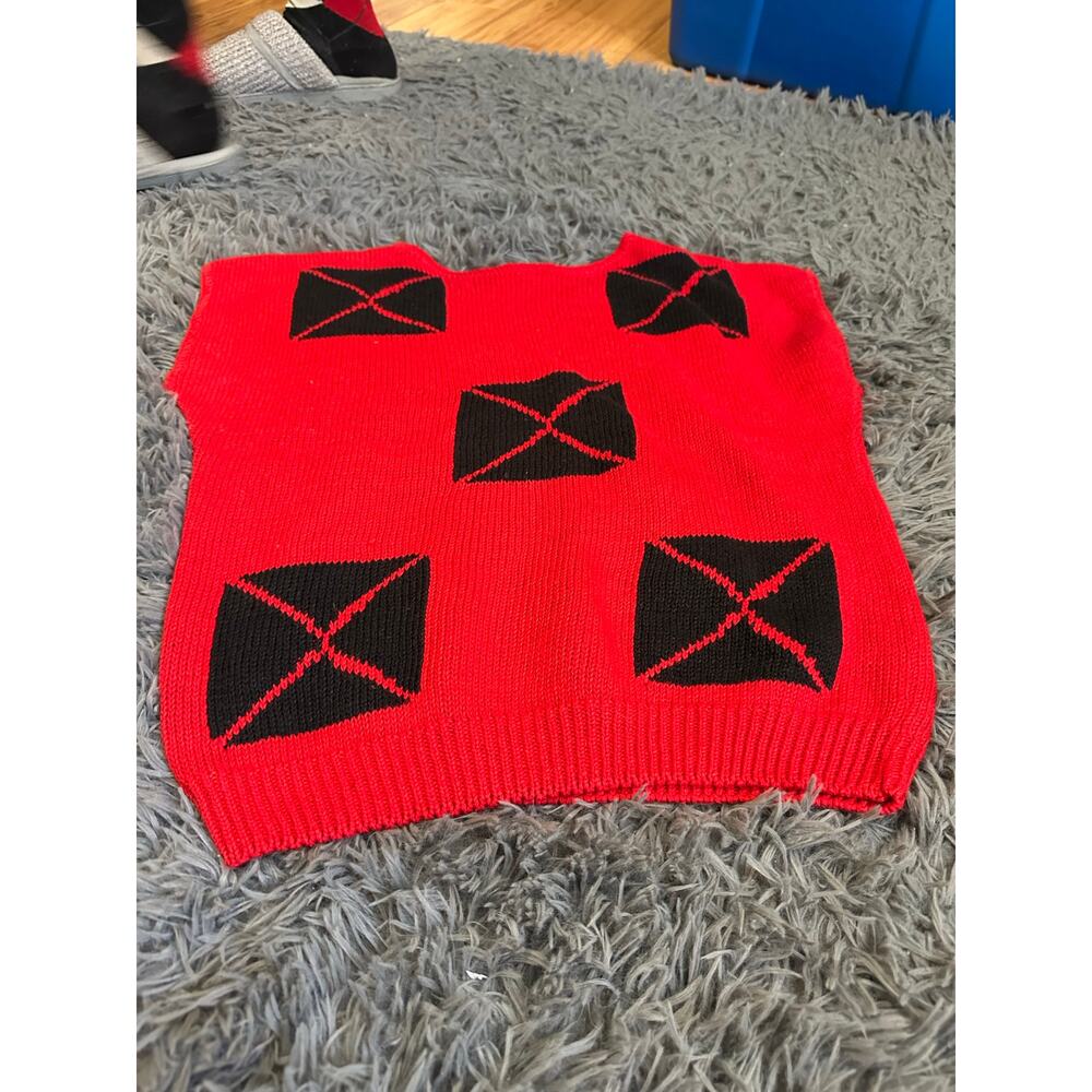 Headliners Sport Size M women red/black sweater vest